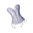thumbnail image 1 of Justharion Corset Bustier Overbust Cintré pour Femmes Bleu L 1Set, 1 of 6