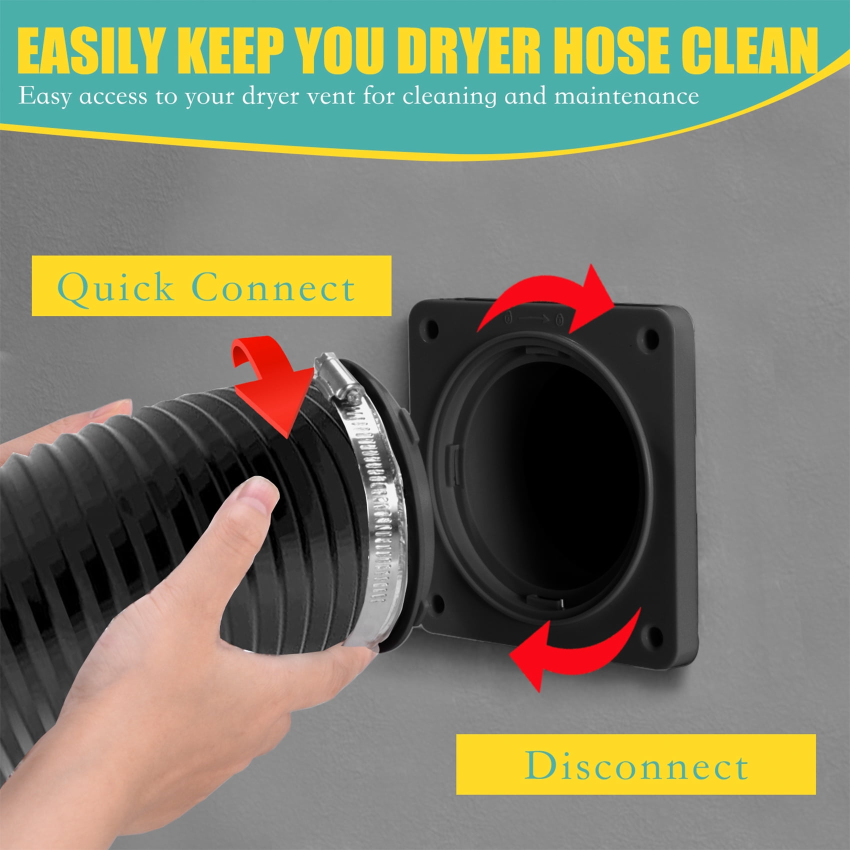 TUOOWO 4'' Dryer Replacement Vents