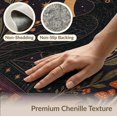 thumbnail image 6 of ODIKA 2'x3' Washable Throw Rug Midnight Black Raven and Autumnal Motifs Design Enchanted Forest with Celestial for Hallway, Study Room, Non-Slip Low Profile, Flatwoven, 6 of 7