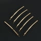 thumbnail image 2 of WORGEOUS 100PCS Girls Bobby Pin Pinza de pelo simple Horquilla decorativa Barrette lateral de metal (Dorado), 2 of 7