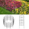 thumbnail image 1 of Decorative Garden Fence .in(H) x .ft(L) Animal Barrier Fence Rustproof Metal Fencing for Yard Dog Rabbits Wire Section Garden Edging Border for Yard Patio Garden, 1 of 7