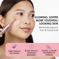 thumbnail image 3 of SKINTherapy LumeBlade Facial Dermaplane Razor with Soothing, Red Light Therapy at the Blade, Includes 2 Replacement Blades, 3 of 5