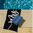 thumbnail image 5 of Mrs. Beach Towel, Bride Pool Towels, Wedding Gifts for Couples Newlyweds Bride Sand Towel Large Bath Towels Gifts for Men, Honeymoon Gifts Just Married Gifts, Mr and Mrs Beach Towels, 30x60in, 5 of 7