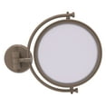 thumbnail image 5 of 8 Inch Wall Mounted Make-Up Mirror - Antique Copper / 2X, 5 of 10