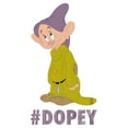 thumbnail image 2 of Boy's Snow White and the Seven Dwarfs Hashtag Dopey Graphic Tee White Small, 2 of 4