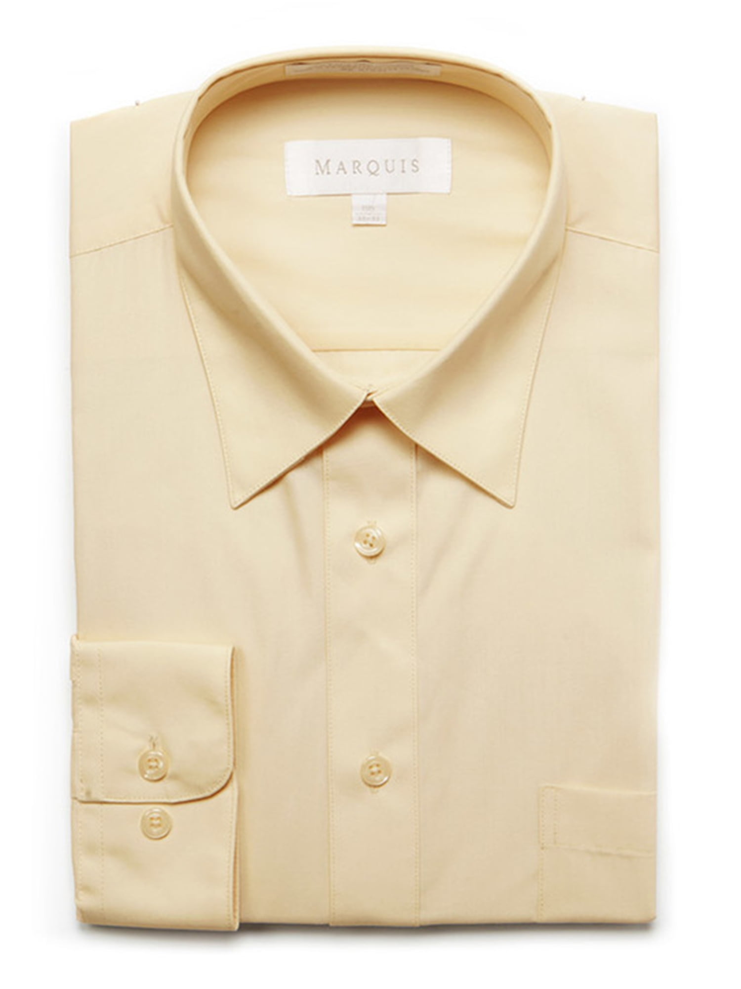 Marquis Marquis Men's Long Sleeve Regular Fit Dress Shirt Walmart