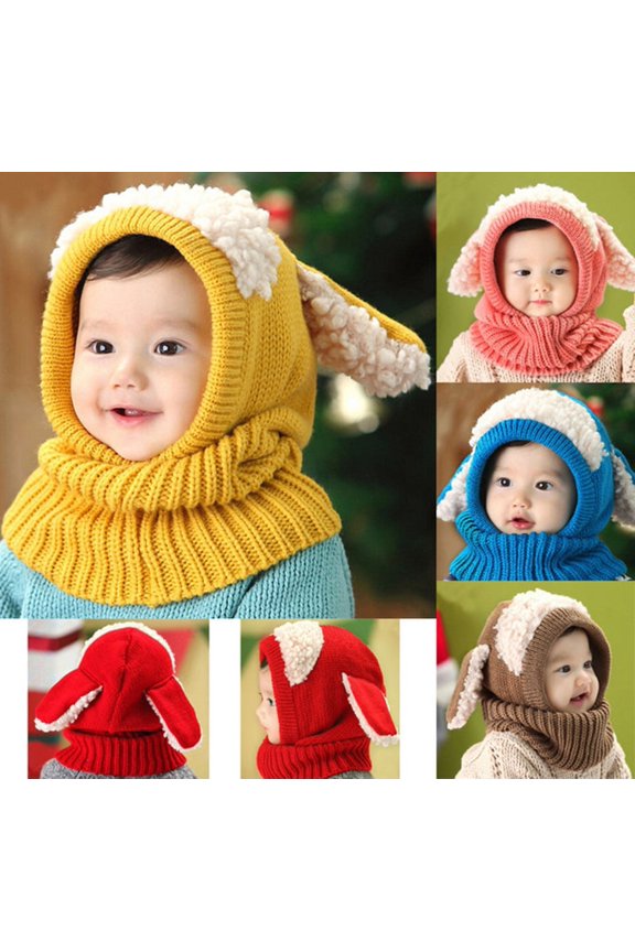 Baby Toddler Winter Beanie Hat Warm Knitted Cap for Kids