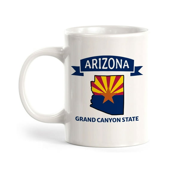 Designs ByLITA Arizona: Grand Canyon State 11oz Plastic Coffee Mug | State Pride Collection