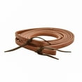 thumbnail image 2 of AJ Tack Oiled Harness Leather Split Reins - 5/8in x 8ft, 2 of 2