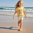 thumbnail image 6 of FUIALDOLG Boys Girls Flip Flops Cartoon Capybara&Rainbow Print Child Summer Slip-on Thong Sandals Beach Pool Water Shoes(Little/Big Kid) Size 11, 6 of 7