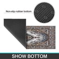 thumbnail image 7 of Kitchen Rugs and Mats Non Skid Washable Brown Pattern Bohemia Kitchen Mat and Rug Set,Floor Cushion Waterproof Rug,Rubber Backed Area Rugs for Kitchen Laundry, 7 of 7