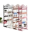 thumbnail image 2 of Qarigey Soporte para pendientes, organizador de joyas, estante de almacenamiento multifuncional portátil de gran capacidad, tocador para sala de estar Ropa, zapatos y accesorios Miscelánea Negro Qarigey AP016299-01, 2 of 6