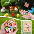 thumbnail image 2 of Minifiguras de animales de resina DIYDEC, 50 unidades, para manualidades y decoración, 2 of 7