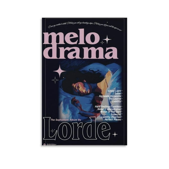 Lorde Melodrama Poster 061 Canvas Poster Bedroom Decoration Landscape Office Valentine's Birthday Gift