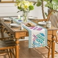 thumbnail image 6 of Happy Easter Table Runner and Placemats Set, Spring Bunny Table Runner and 4Pcs Plcemats, Seasonal Holiday Dining Table Decor for Kitchen Farmhouse Home Party Decorations, 6 of 6