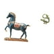 thumbnail image 5 of Figura De Caballo De Pie Y Latón, Decoración Feng Shui Para Escritorio, Sala De Estar, Estantería, Dormitorio, Oficina, Miniescultura Decorativa Del Año 2024., 5 of 8