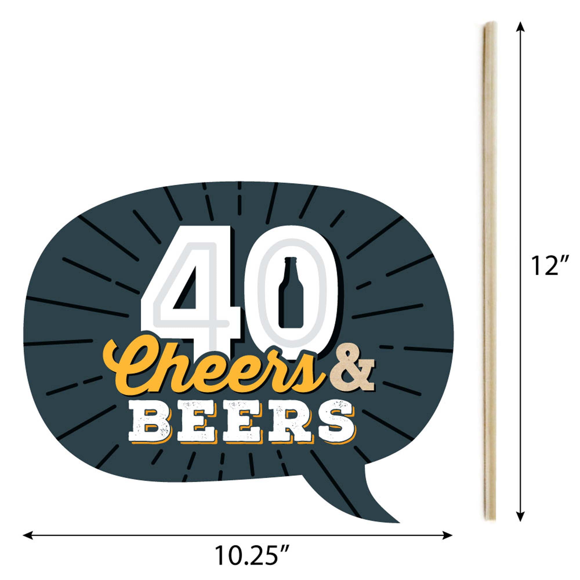 big-dot-of-happiness-cheers-and-beers-to-40-years-40th-birthday-party-photo-booth-props-kit-20-count-walmart-com for Cheers To 40 Years Free Printables Big Dot of Happiness Cheers and Beers to 40 Years - 40th Birthday Party Photo Booth Props Kit - 20 Count - Walmart.com for Cheers To 40 Years Free Printables