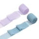thumbnail image 1 of Uxcell 2 Rollos de Cinta de Gasa, Cinta de Flecos Hecha a Mano de 1.5 Pulgadas x 5 Yardas para Envolver Ramo de Flores Decoración de Bodas Manualidades de Novia Púrpura/Azul, 1 of 5