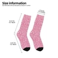 thumbnail image 2 of Rateoe Glitter Pattern Children's Socks, Socks Gifts ,kids Crew Soft Cotton Socks , Moisture-Wicking, Durable, Ideal for Daily Wear & Sports, 2 of 5
