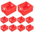thumbnail image 1 of 10 cajas de enchufes de pared, tipo 86, caja de montaje de enchufes de pared, cajas de conexión de enchufes, 1 of 3