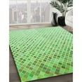 thumbnail image 2 of Ahgly Company Indoor Square Patterned Green Snake Green Area Rugs, 5' Square, 2 of 6