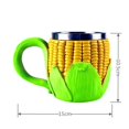 thumbnail image 2 of Taza de cerámica con revestimiento de acero inoxidable con revestimiento de acero inoxidable, capaci, 2 of 2
