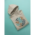 thumbnail image 3 of The World Is Yours Groovy Style Hoodie Women -Image by Shutterstock, Female XX-Large, 3 of 4