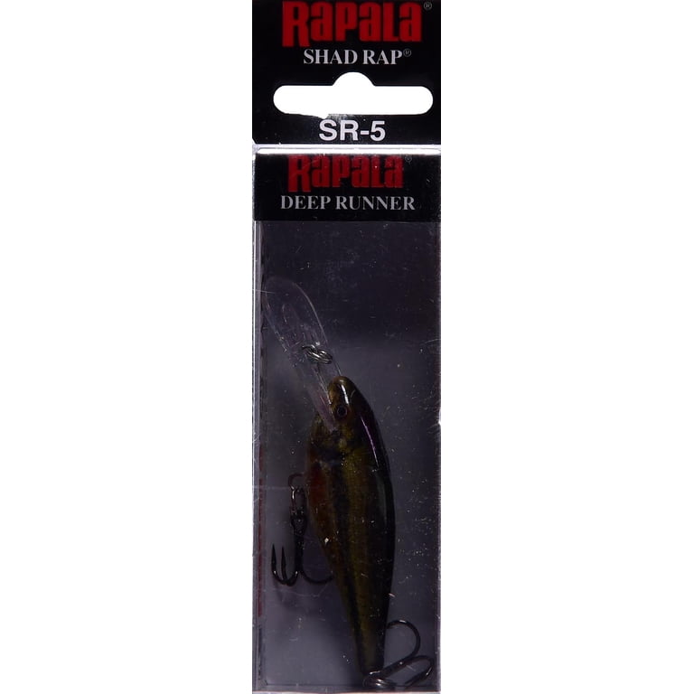 Rapala Shad Rap 05 Crankbait Fishing Lure 2" 3/16 oz Live Largemouth Bass -  Walmart.com
