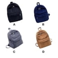 thumbnail image 2 of Sonducket de pana contenedor multiusos Universal mujeres hombres Color sólido estudiante mochilas accesorios de ropa bolsas de almacenamiento Mochilas Azul, 2 of 5