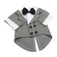 thumbnail image 3 of Accesorio de Disfraz Colco para Mascotas Pajarita de Esmoquin para Perros Gris-L, 3 of 8