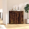 thumbnail image 1 of vidaXL Sideboard Smoked Oak 80x36x75 cm Engineered Wood, 1 of 5