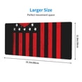 thumbnail image 3 of Pofeuu Nautical American Flag Print Desk Mat for Keyboard and Mouse，Computer Desk Matt for Desktop，Large Mouse Pad for Desk，Desk Pads on Top of Desks 12x31.5in, 3 of 8