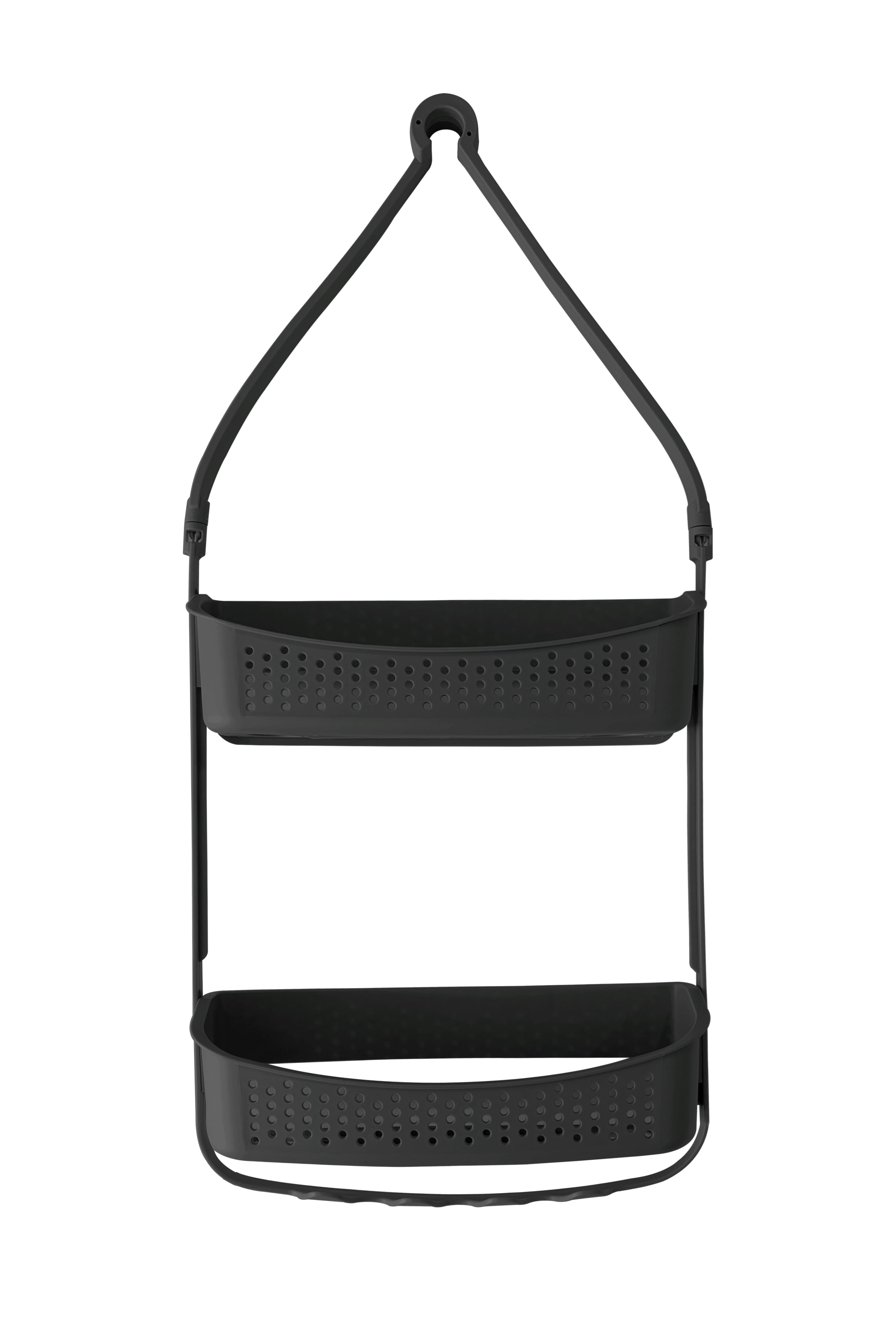 Purehaven Home Shower Caddy and Bath Accessory Set for College Dorms and Apartments, Black