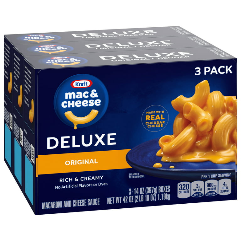 The package of Macaroni & Cheese in the video tasting US of Alex