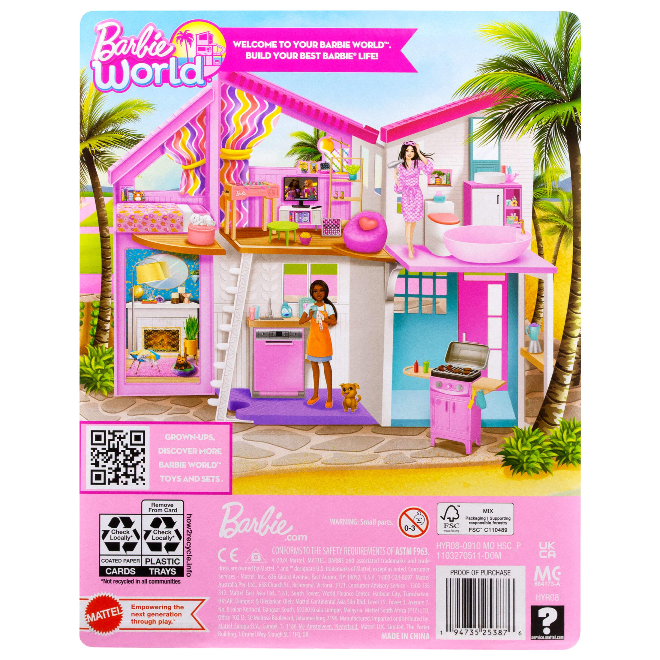Barbie World Dishwasher Set with Kitchen Accessories photo 6