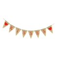 thumbnail image 4 of Besos Corazones Bandera de Arpillera Banner de Boda, Día de San Valentín Fiesta de Bodas Arpillera Pull Up Banner Corazones de Boda "besos" Banner Decorativo Pull Up oso de fresa Electrónica, 4 of 5