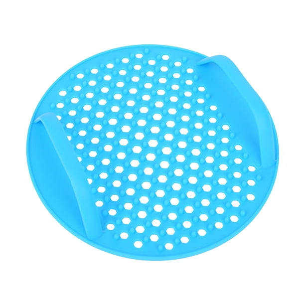 Bandeja de silicona para freidora de aire de 17 cm, redonda, para pasteles, reutilizable, antiadherente, para freidora, para ollas pequeñas, apta para lavavajillas, para horno.