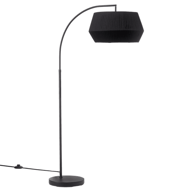 Bouclair Lampe sur Pied en Métal avec Abat-Jour Noir