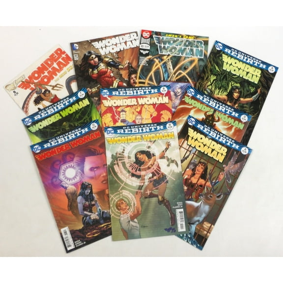 Wonder Woman published in 2010s Value Bundle 10-Pack of Comic Books - DC Comics - Justice League