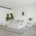 thumbnail image 3 of Nexera Harper 4-Piece Reversible Storage Bedroom Set, White, Double, 3 of 6
