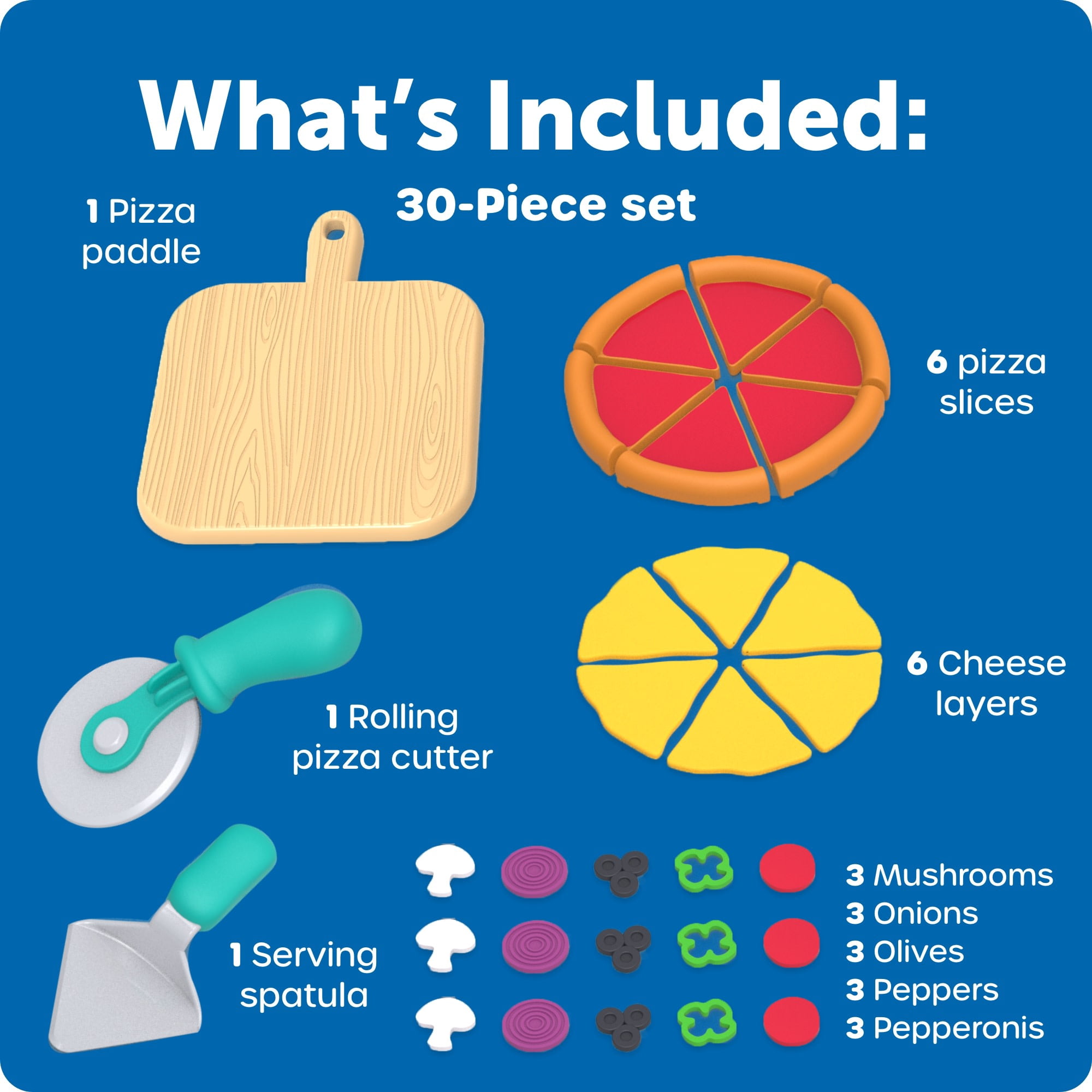 Learning Resources New Sprouts Pizza Night - Imaginative Play Food