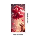 thumbnail image 3 of Heart Balloons Backdrop Background Wall Banner Valentines Day Party Decorations Romantic Celebration Event Decor Wedding Photography Prop, 3 of 4