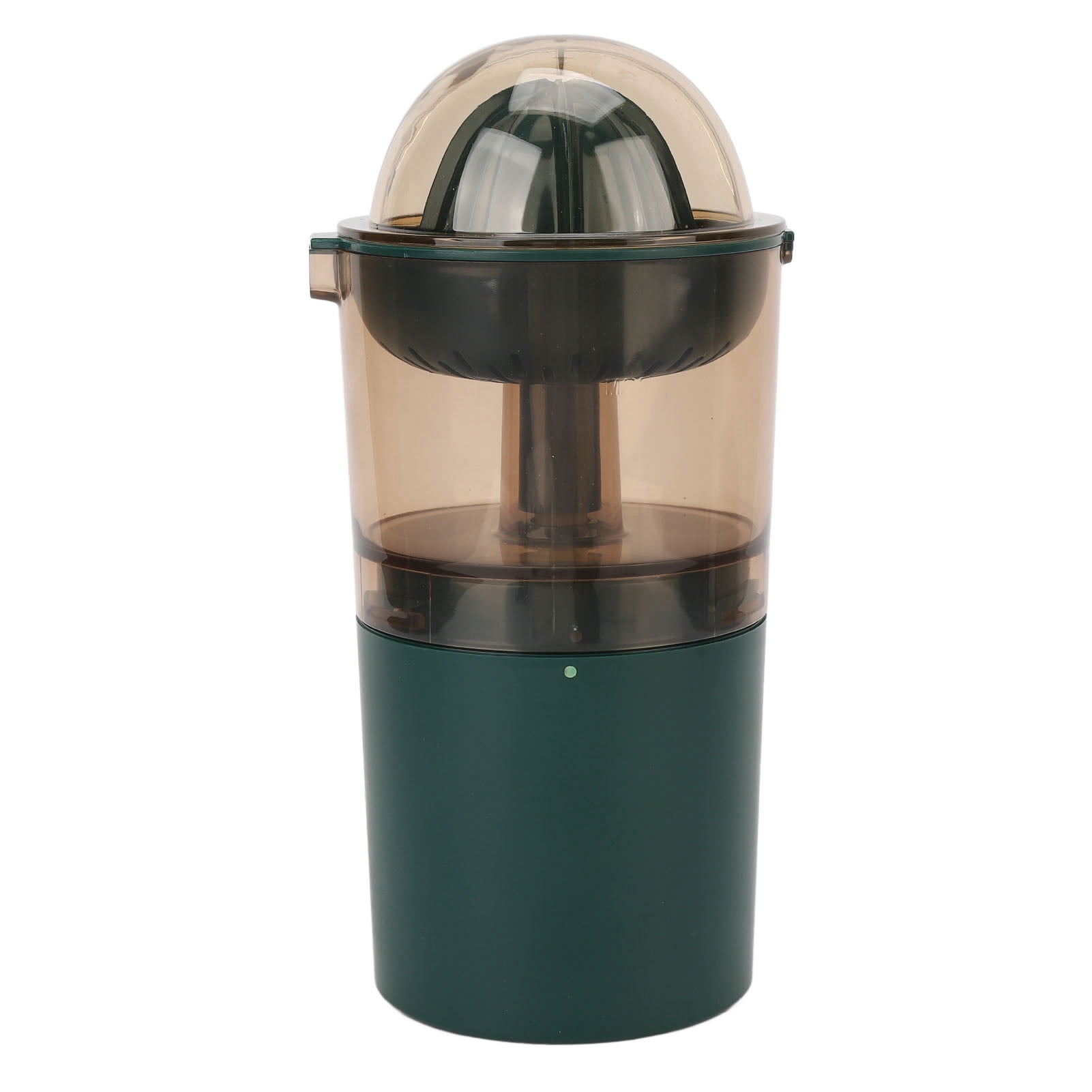 Riousery Portable Mini Electric Citrus Juicer Machine 300ML / 10.14 fl oz USB Rechargeable Fruit Squeezer with Press Juicing Head 20W Green