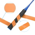 thumbnail image 3 of Uxcell 43.3" Absorb Sweat Non-Slip PU Tennis Racket Overgrip Tape Wraps Orange 9 Pack, 3 of 6