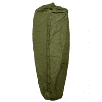 Military Outdoor Clothing Previously Issued Olive Drab Intermediate Cold Weather Down Mummy Sleeping Bag