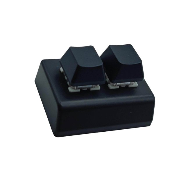 2-Key Mechanical Gaming Keypad Hot Swap Programming Black Swap 2-key Game Red switch