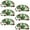 Multicolored 3, variant on PhooArto 6 Pcs Cup Drawer Pulls, Vintage Rose Lines Pattern Shell Shape Handles Cabinet Knobs for Dresser Cupboard Closet Wardrobe with Screws