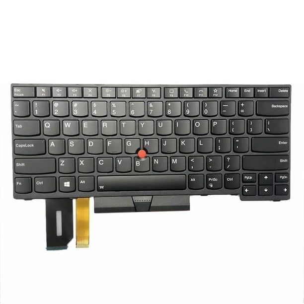 Inteprter Teclados para portátiles en inglés, herramientas de entrada de retroiluminación integradas, teclados compatibles con reemplazo Cuadernos de escritura y cuadernos de bocetos