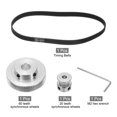 thumbnail image 3 of 2 Set GT-2 Synchronous Wheel 20&80 Teeth 5mm Bore with 2Pcs Belt 250x6mm(20-80T-5B-62), 3 of 5
