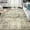 Light Green, variant on Garvee 5x7 Washable Vintage Rug Floral Print Rug Washable Floor Cover Soft Foldable Accent Rugs, Light Camel